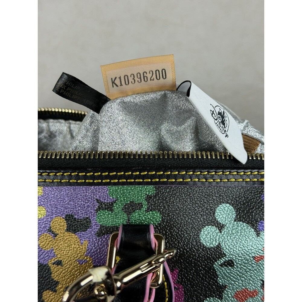 Disney Dooney & Bourke 10th Anniversary Wonder Mickey Mouse Satchel Bag Purse - Picture 6 of 12